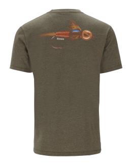 Simms Let It Fly T-Shirt Military Heather