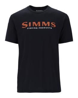 Simms Logo T-Shirt Jet Black