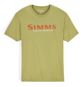 Simms Logo T-shirt Tent Green