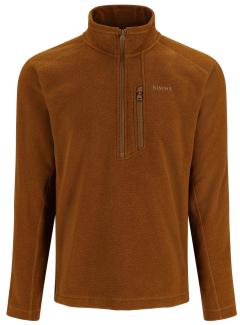 Simms Rivershed Quarter Zip Cobia Heather - Medium