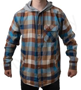 Simms Santee Flannel Midnight/Hickory Buffalo Check