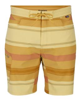 Simms Seamount Board Short Baltic Amber Stripe