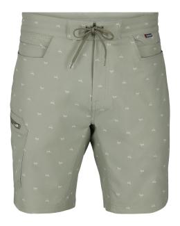 Simms Seamount Board Short Fishtail Pale Pine