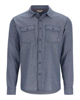 Simms Shoal Flannel Shirt Midnight