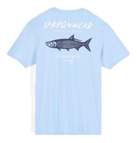 Simms Tarponwear T-Shirt Sky Blue