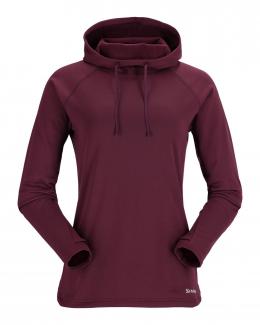 Simms Womens Heavyweight Baselayer Hoody Mulberry 