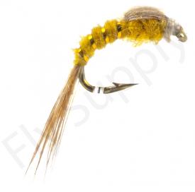 Euro Flies Sparkle Sulphur Emerger #16