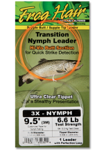 Frog Hair Transition Indicator Nymph Leader 9,5ft