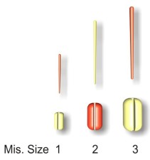 Stonfo Strike Indicator Plastic Square 6pc
