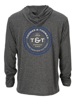 Thomas & Thomas Sun Hoody Heather Grey