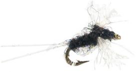 Euro Flies Trico Spinner Black & White #20