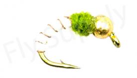 Tungsten Biot Nymph White Olive #16