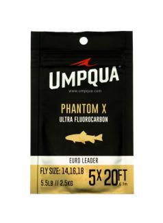 Umpqua Phantom X Euro Nymph 20ft Fluorocarbon Leader 