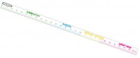 Vision Fish Measure Sticker Rectangular 140x6,5 cm