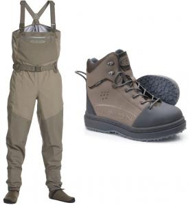 Vision Koski Wader Set With Gummi Shoes