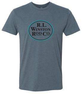 Winston Logo T-Shirt Indigo - Medium