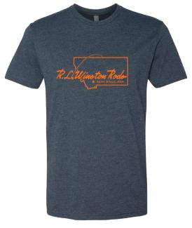 Winston Vintage Montana Logo T-Shirt Navy - Medium