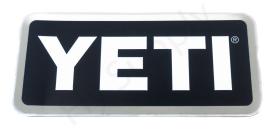 YETI Logo Sticker Black
