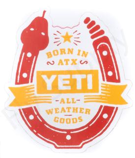 YETI Sticker Red