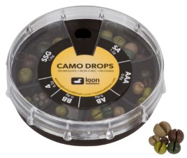 Loon Camo Weight Drops 6 sizes Box