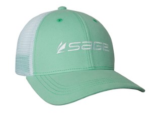 Sage Mesh Back Teal Cap