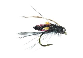 Umpqua Tungsten Pupa Silvey Tan #16